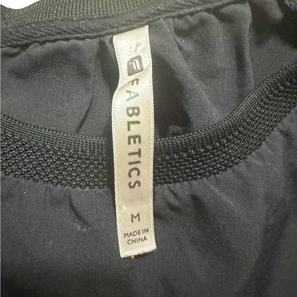 Fabletics Medium Black Shirt